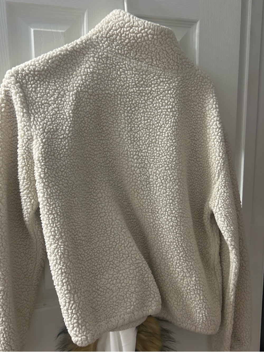 Cozy Cream Teddy Jacket - Plush Sherpa Coat